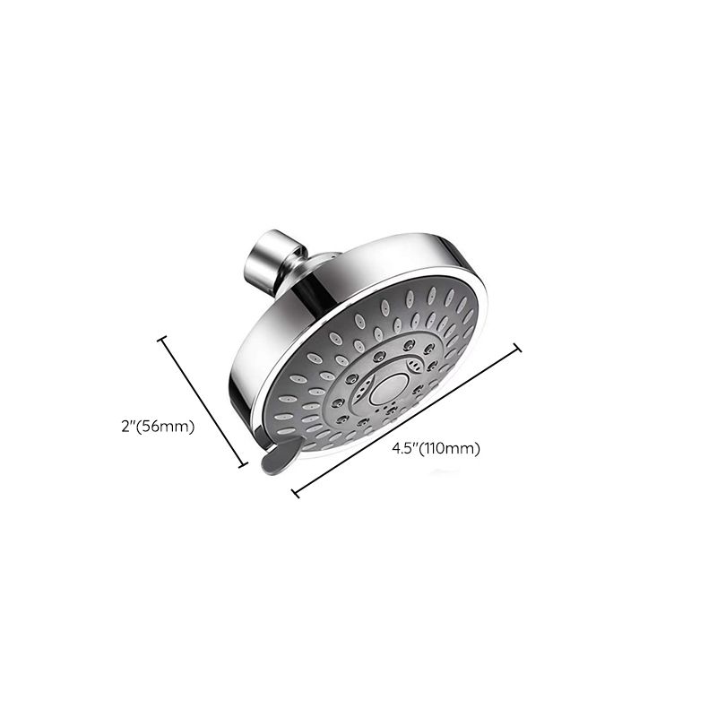 Avtoit | Modern Fixed Shower Head with Catalyst 4-Inch Silver Wall Mount Shower Head