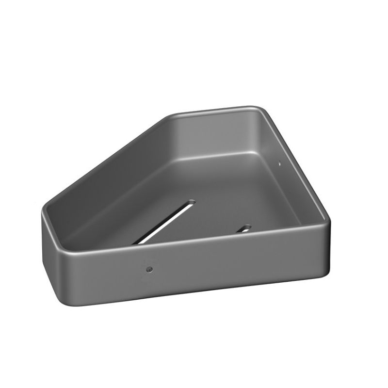 Avtoit | Modern gray aluminum bathroom accessory set