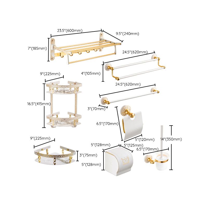 Avtoit | Traditional Bathroom Accessory Hardware Set Bathroom Shelf Bathroom Accessory Kit