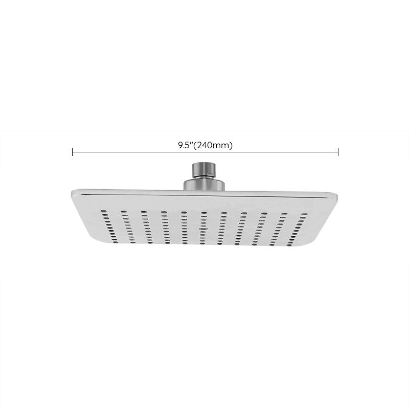 Avtoit | Chrome Square Shower Head Combination Wall Mounted and Ceiling Mounted Handheld Shower