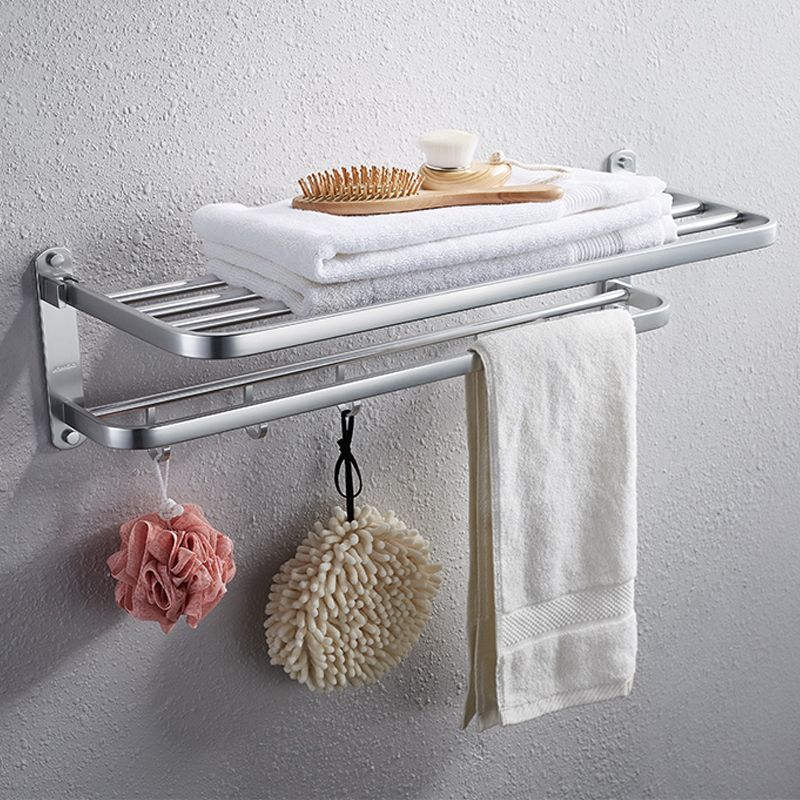 Avtoit | Contemporary bathroom accessory set made of aluminum with towel holder/bath shelf