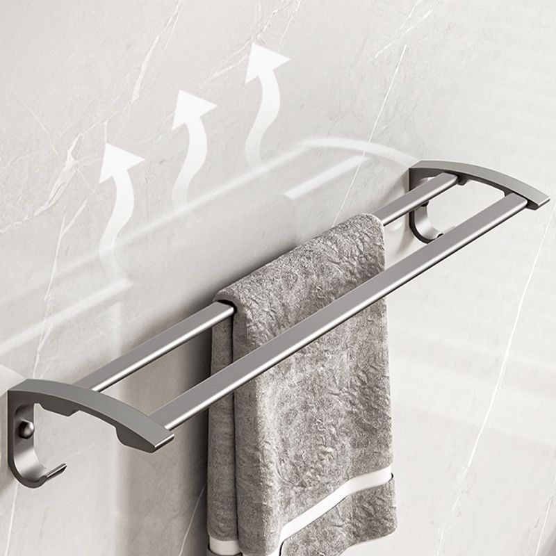 Avtoit | Modern Bathroom Accessories Set Gray Towel Bar Bathroom Shelf Bathroom Hardware