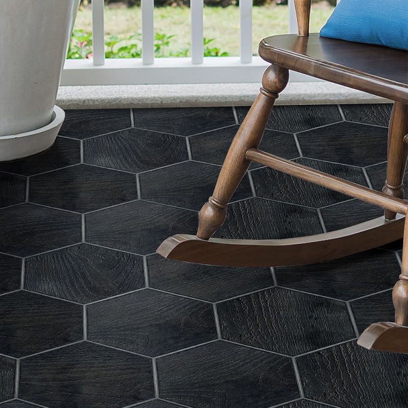 Avtoit | Peel & Stick Vinyl Flooring Dark Matte Vinyl Floors with Stone Look