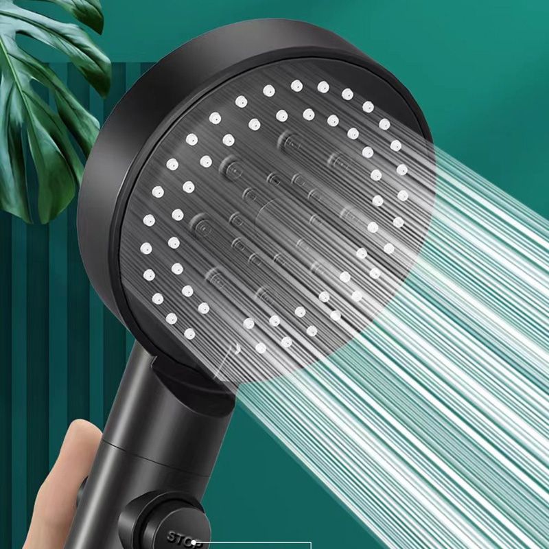 Avtoit | Round Handheld Shower Head Plastic Adjustable Spray Pattern Shower Head for Home
