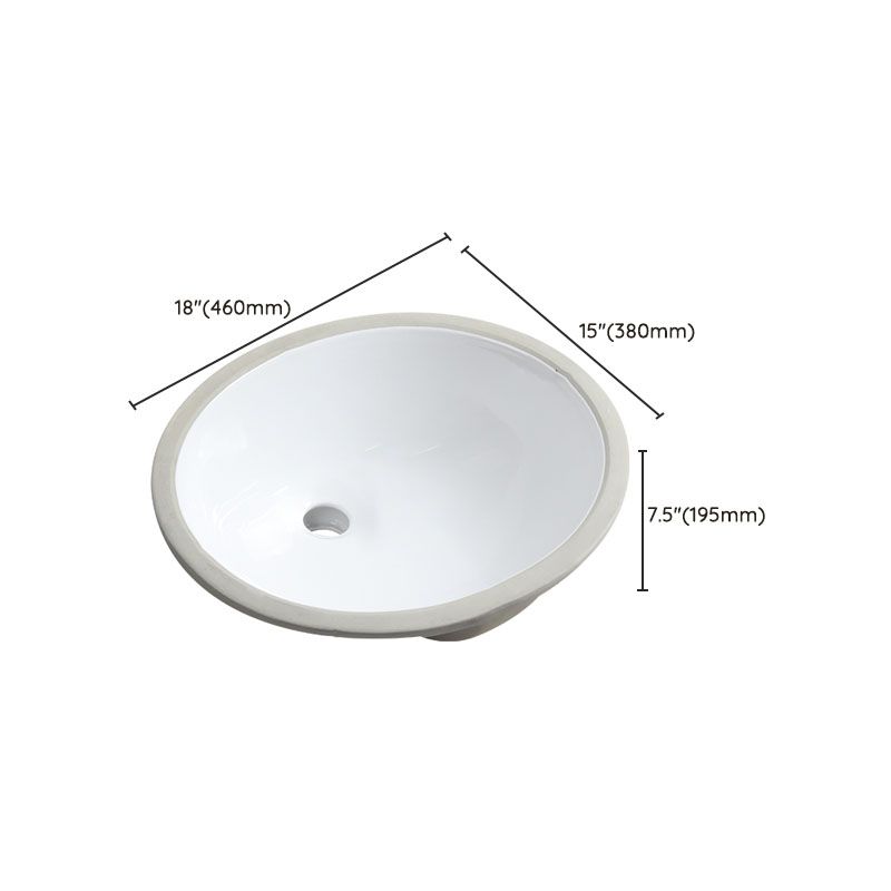 Avtoit | Modern Oval Washstand Ceramic Table Installation Sink Bathroom