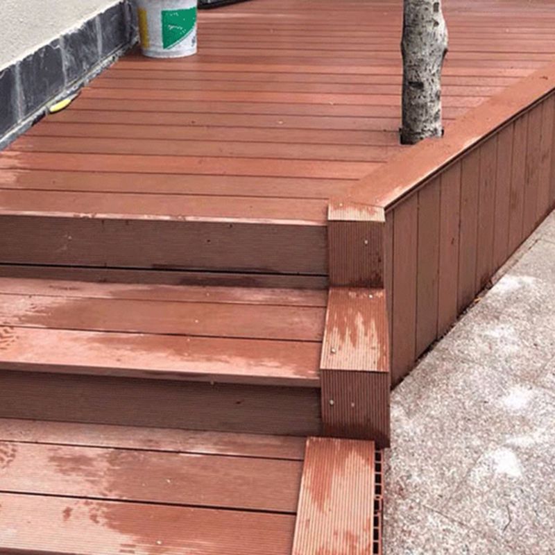 Avtoit | Outdoor Wood Decking Waterproof Striped Pattern Floorboard