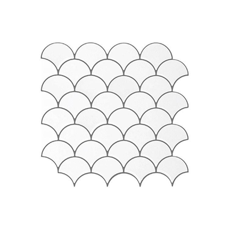 Avtoit | Fish scale Peel & Stick field tile square plastic Peel & Stick mosaic tile