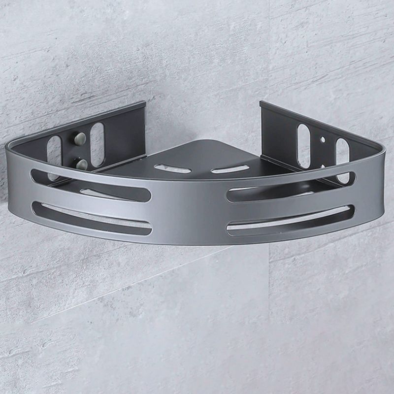 Avtoit | Matt gray bathroom accessory set bathroom shelf/towel holder & paper holder included