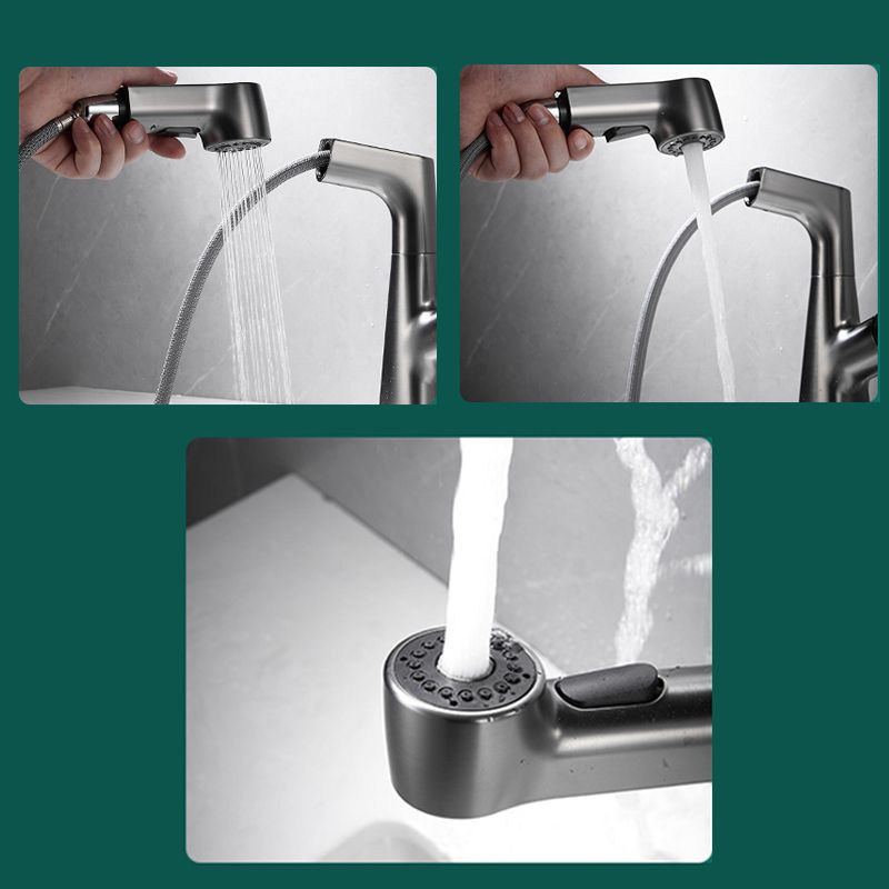Avtoit | Pull-out Vessel Faucet Modern Sink Faucet with a Single Lever Handle