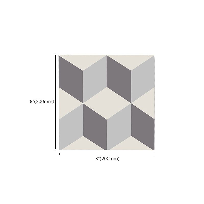 Avtoit | Square Interior Vinyl Flooring Peel and Stick 3D Print Vinyl Flooring