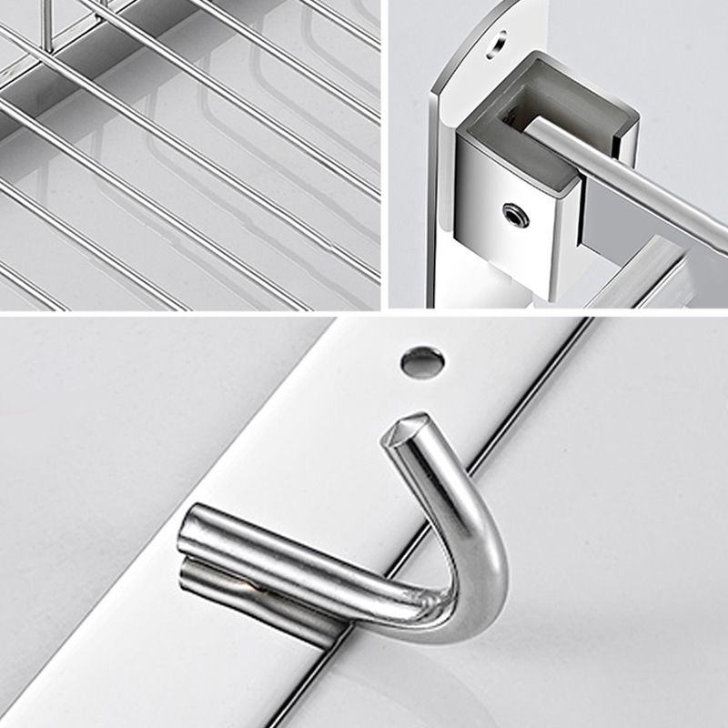 Avtoit | Modern Bathroom Accessories Hardware Set Silver Bathroom Hardware