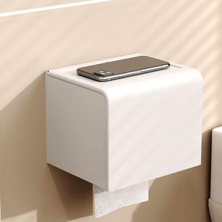 Avtoit | Modern style bathroom accessory set with bathroom shelf/towel rack/toilet brush in white