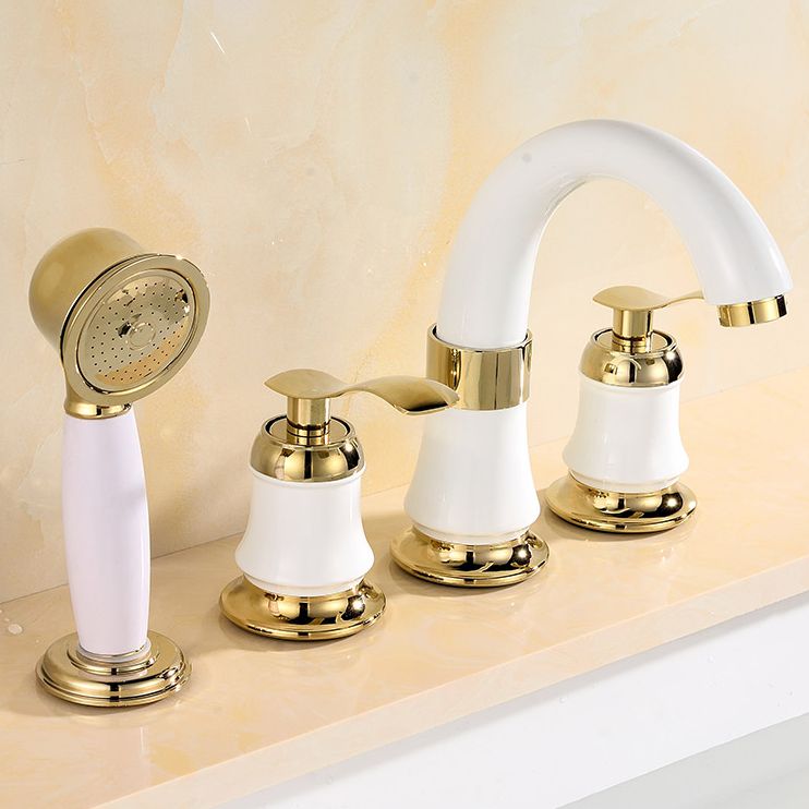 Avtoit | Tradition Bathtub Filler Trim Deck-Mounted Swing Spout Bathtub Filler