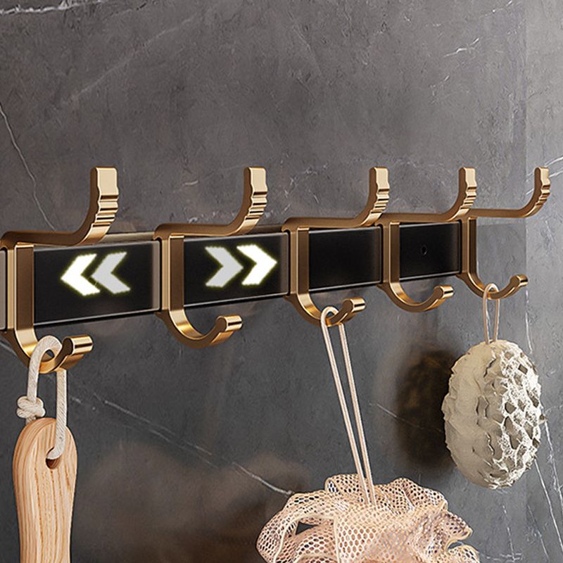 Avtoit | Black and Brass Bathroom Hardware Set Modern Stainless Steel Bathroom Shelf/Towel Holder/Paper Holder