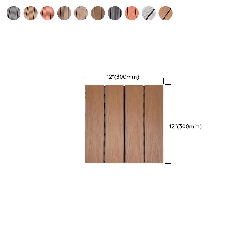 Avtoit | Modern Style Wood Floor Corrosion Protection Square Outdoor Wood Floor