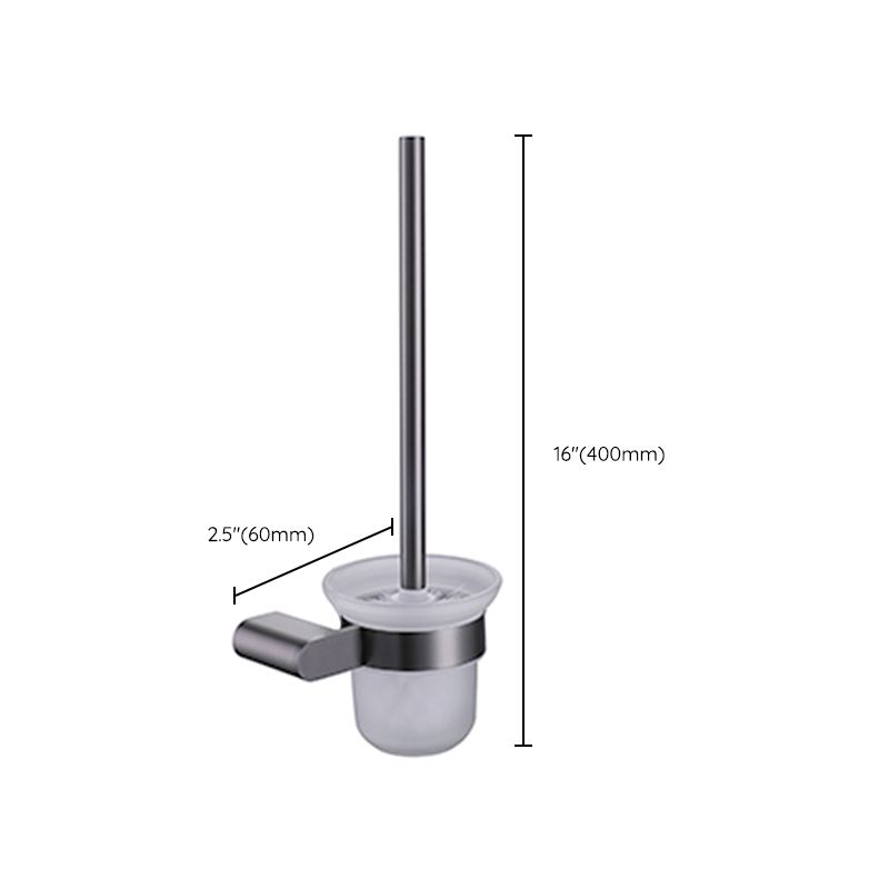 Avtoit | Dark gray modern bathroom accessory set stainless steel bathroom accessory set
