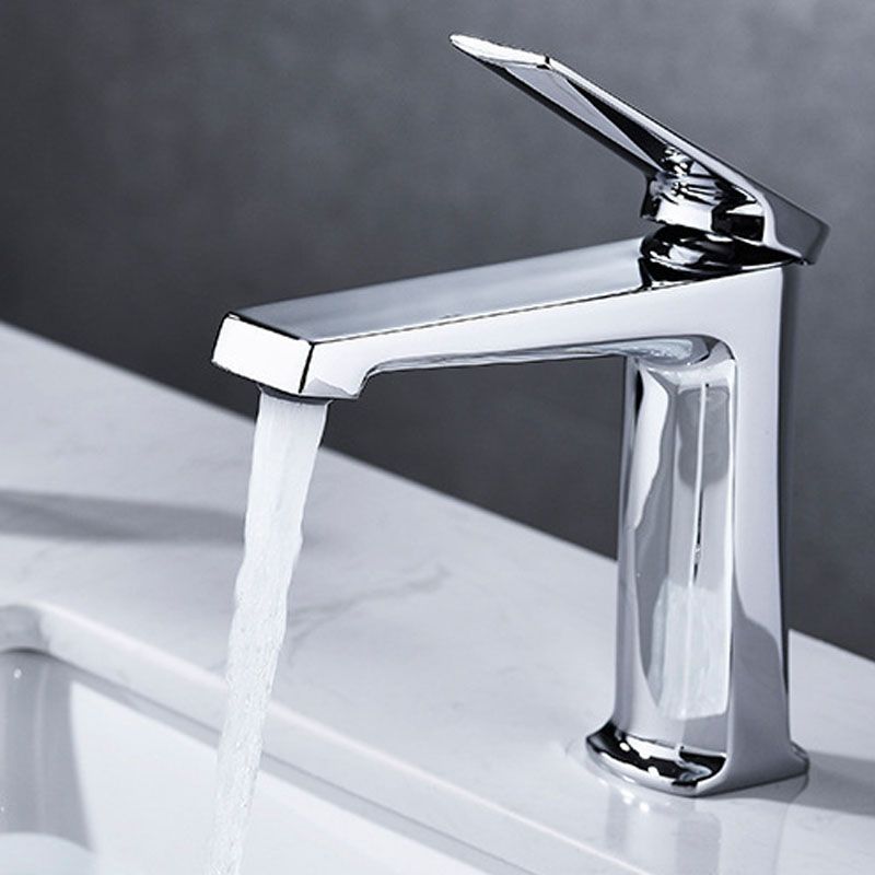 Avtoit | Modern basin tap lever handle copper low arc basin tap