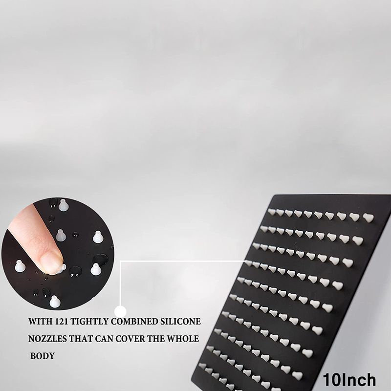 Avtoit | Traditional Square Dual Shower Heads Metal Wall Mounted Dual Shower Heads