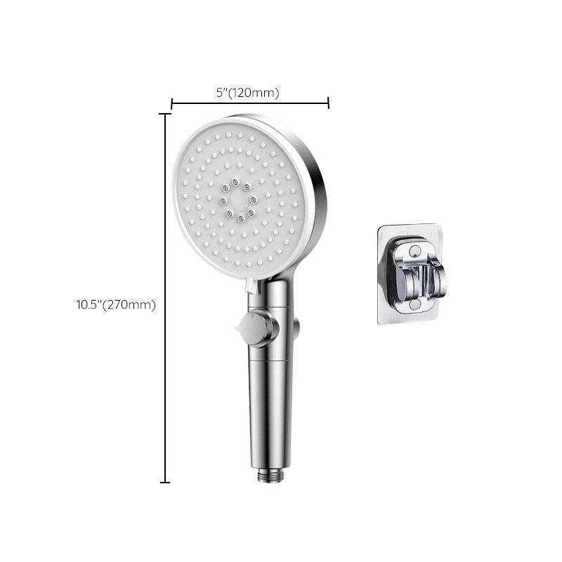 Avtoit | Contemporary Hand Shower Round Shower Head Combo in Silver