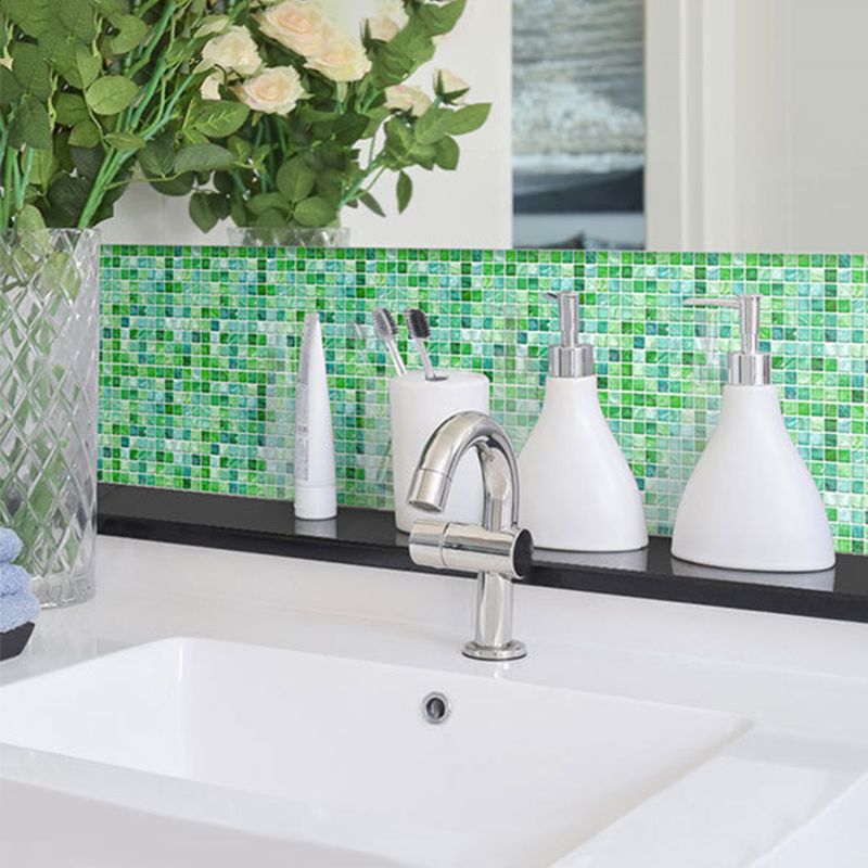 Avtoit | Peel and Stick Mosaic Tile Waterproof Square Peel and Stick Tile for the Kitchen 20-Pack