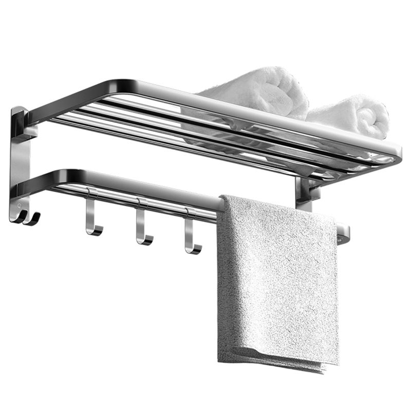 Avtoit | Modern Silver Bathroom Fixtures Set Metal Bathroom Accessories Kit