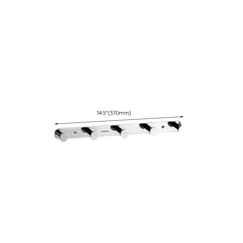 Avtoit | Contemporary bathroom accessory set made of aluminum with towel holder/bath shelf