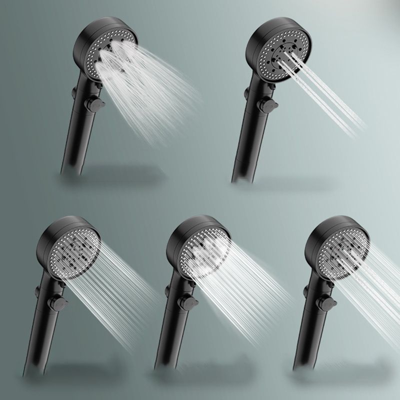 Avtoit | Bathroom Shower Head 5-Stream Round Hand Shower Holder Wall Mount Shower Head