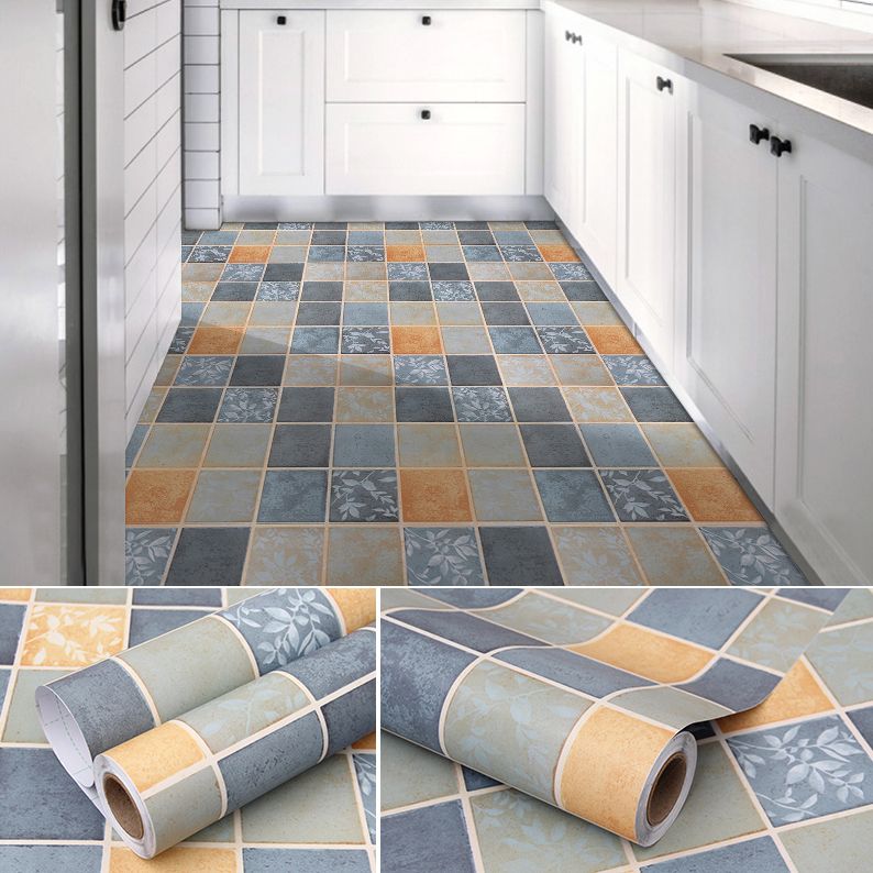 Avtoit | Modern PVC Floor Geometric Pattern Peel and Stick Vinyl Plank Floor