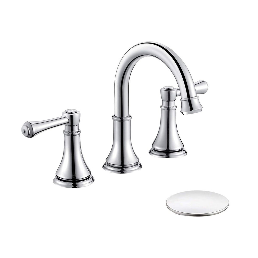 Avtoit | Modern Sink Faucet Widespread Faucet with 2 Handles and 3 Holes