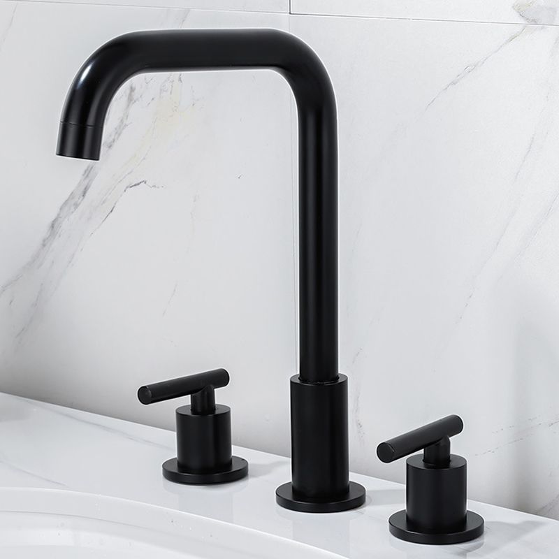 Avtoit | Modern 2-Handle Bathroom Sink Faucet 3-Hole Widespread Bathroom Faucet