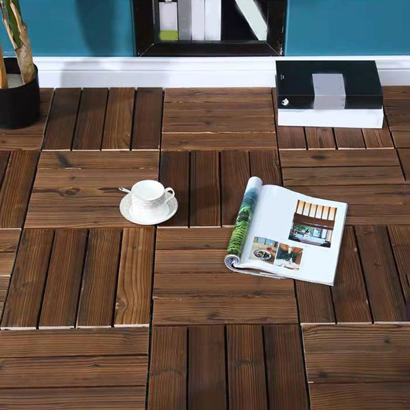 Avtoit | Wood Terrace Tiles Plug-in System Installation Outdoor Terrace Tiles