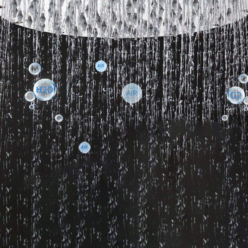 Avtoit | Contemporary Shower Head Combination Polished Stainless Steel Ceiling Mounted Shower Head