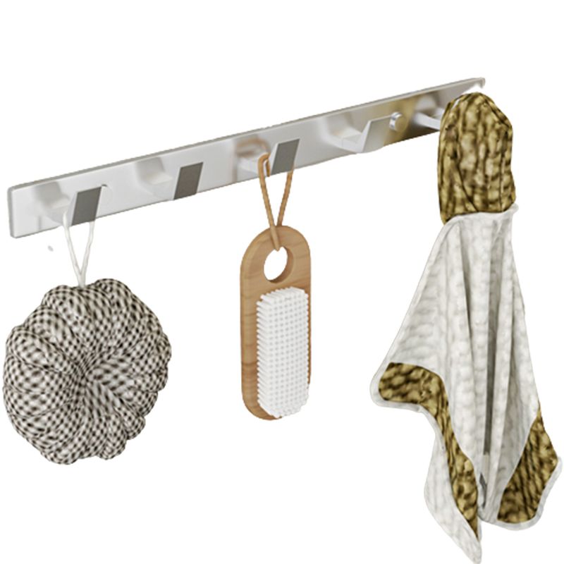 Avtoit | Modern Bathroom Accessories Set Silver Bathroom Shelf Towel Holder Bathroom Accessories Kit