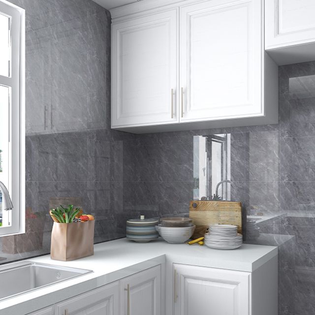 Avtoit | Plastic Peel and Stick Back Wall Rectangular Field Tile Peel and Stick Back Wall