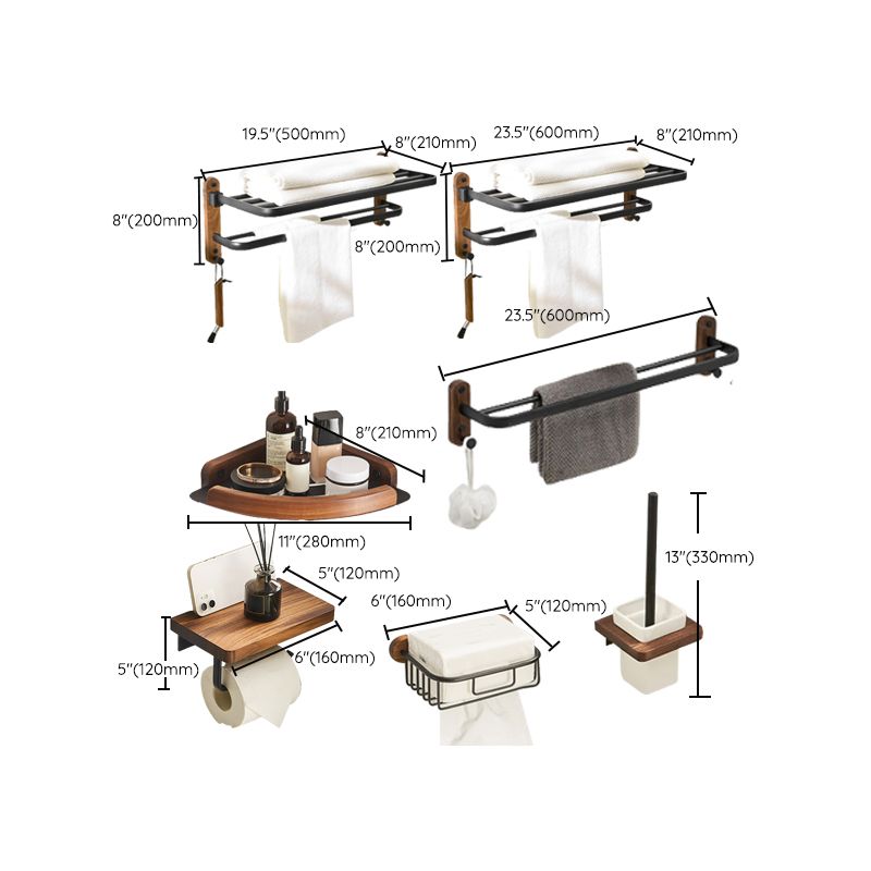 Avtoit | Traditional Bathroom Accessories As Individual Piece Or As Set in Black