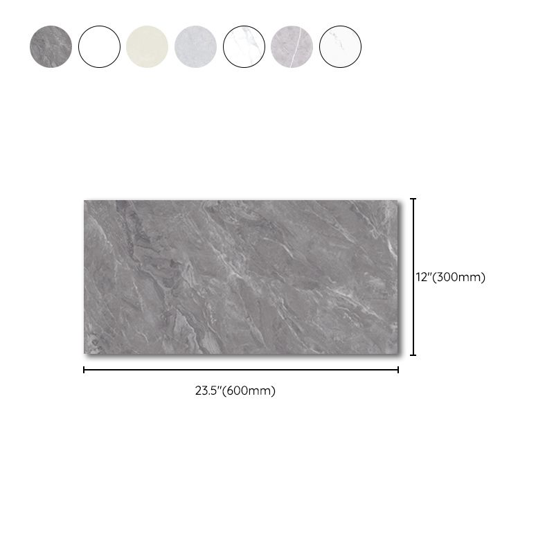 Avtoit | Rectangular Mold Resistant Tile PVC Single Peel & Stick Tile for Splashback Wall