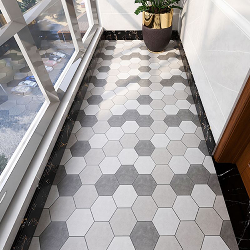 Avtoit | Modern PVC Flooring Peel and Stick Geometric Printed Vinyl Floor Planks