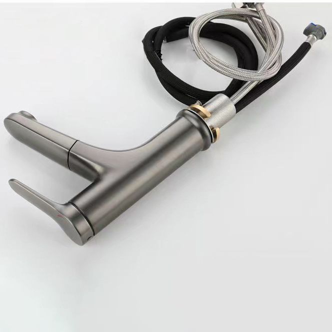 Avtoit | Modern Vessel Faucet Brass Lever Handle Swivel Spout Bathroom Vessel Faucet