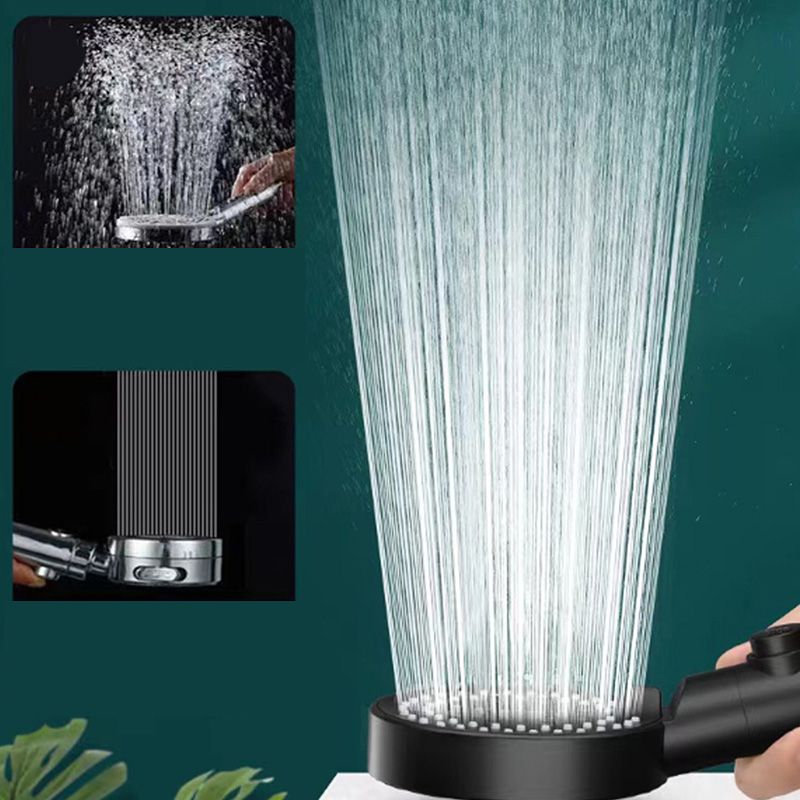 Avtoit | Round Handheld Shower Head Plastic Adjustable Spray Pattern Shower Head for Home