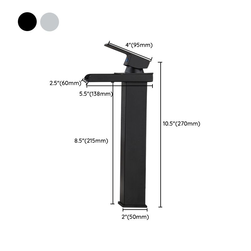 Avtoit | Basin faucet lever handle waterfall outlet bathroom fixture
