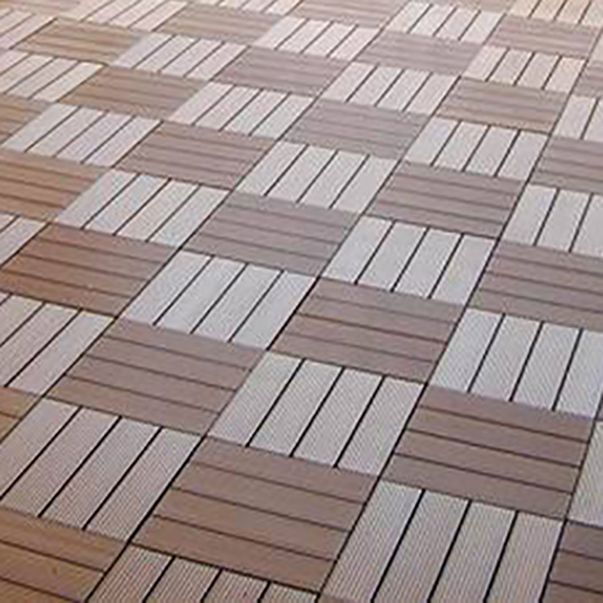 Avtoit | 30 cm x 30 cm Square PVC Terrace Tiles Snap Installation Outdoor Floor Tiles