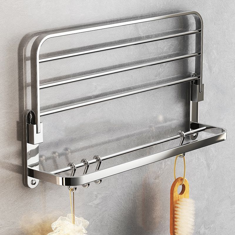 Avtoit | Chrome Modern Bathroom Hardware Set Stainless Steel Towel Hook/Towel Rail & Bathroom Shelf