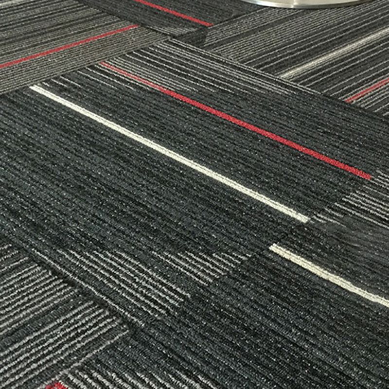 Avtoit | Dark Color Level Loop Carpet Tile Non-Slip Self-Adhesive Indoor Office Carpet Tiles