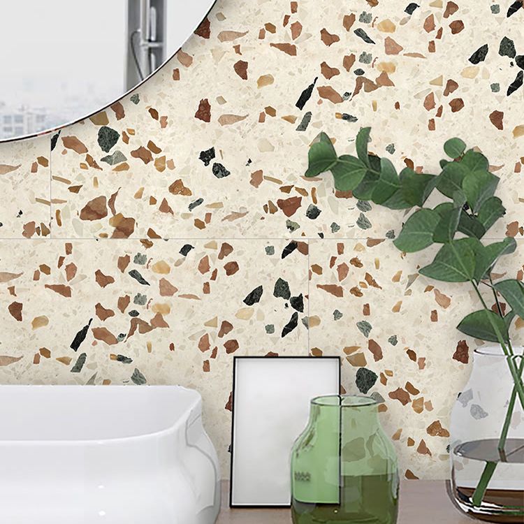 Avtoit | Brown non-slip floor tile 30 cm x 60 cm brick effect single tile PVC