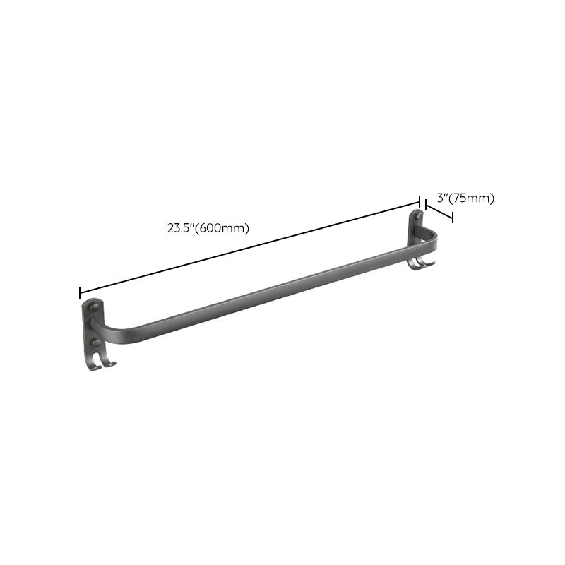 Avtoit | Modern Bathroom Fixture Set Towel Bar Gray Bathroom Shelf Bathroom Set