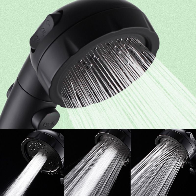 Avtoit | Contemporary Shower Head Round Handheld Shower Head Combination in Black