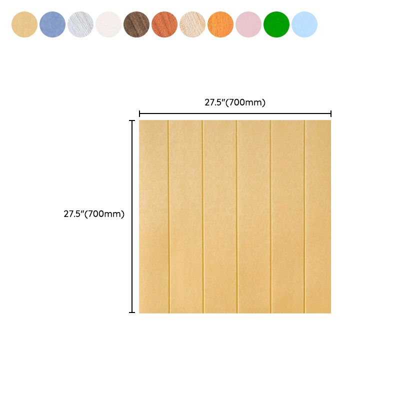 Avtoit | Modern Tin Back Wall Panel Smooth Wall Ceiling Wood Grain Design Set of 1