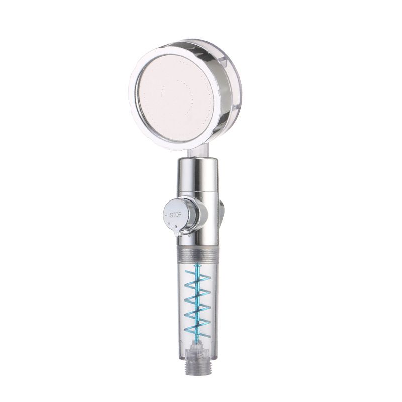 Avtoit | Creative Metal Shower Head Adjustable Water Flow Round Handheld Shower Head