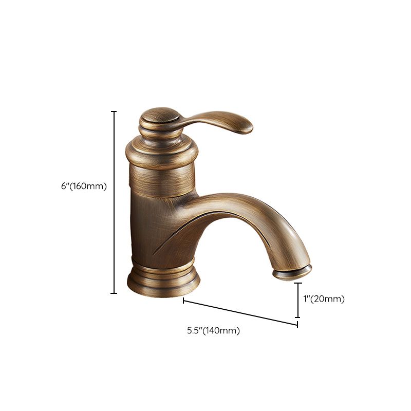 Avtoit | Glam Style Bathroom Sink Faucet Single Handle Low Arc Sink Faucet