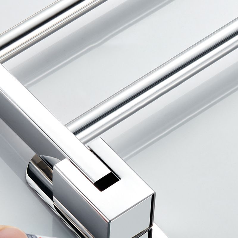 Avtoit | Chrome Modern Bathroom Hardware Set Stainless Steel Towel Hook/Towel Rail & Bathroom Shelf